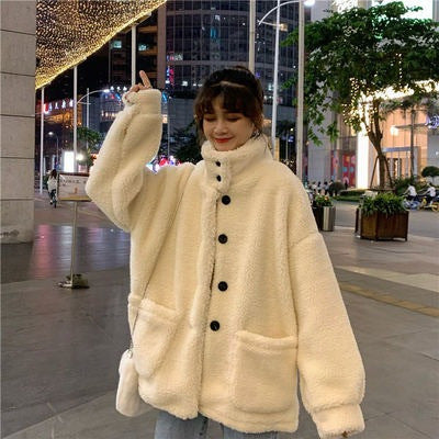 Lambswool Jacket, loose and versatile
