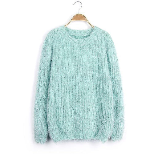 Women Plush Sweater Cozy Amarae