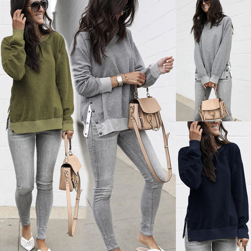 Pull oversize sportif pour femmes Chic & Stil