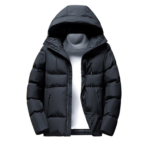 Winter down jacket for men with removable hood Amarae