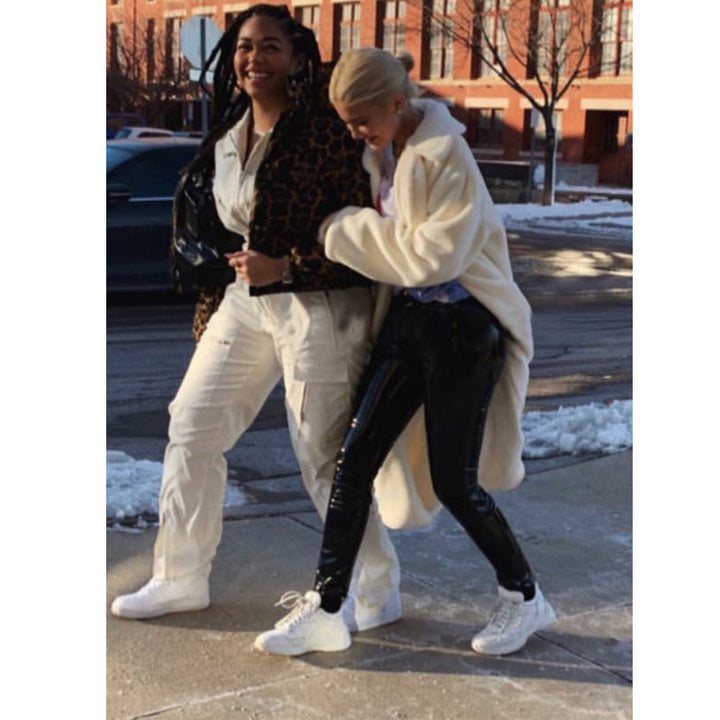 Chic and Stylish Women's Oversized Fleece-Look Coat