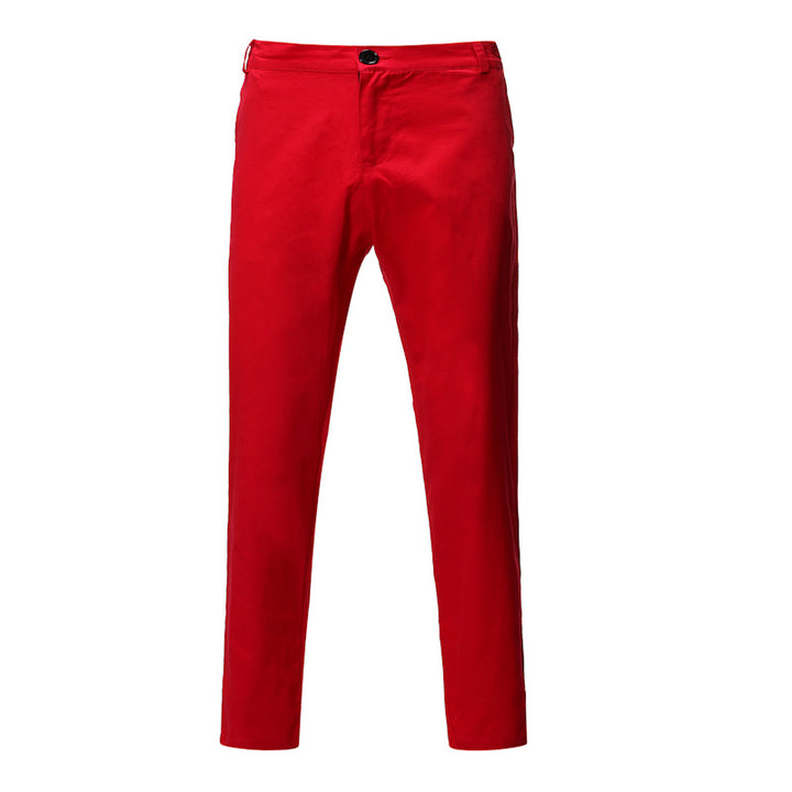 Comfortable chino pants for men with a modern fit and elastic waistband Lune London