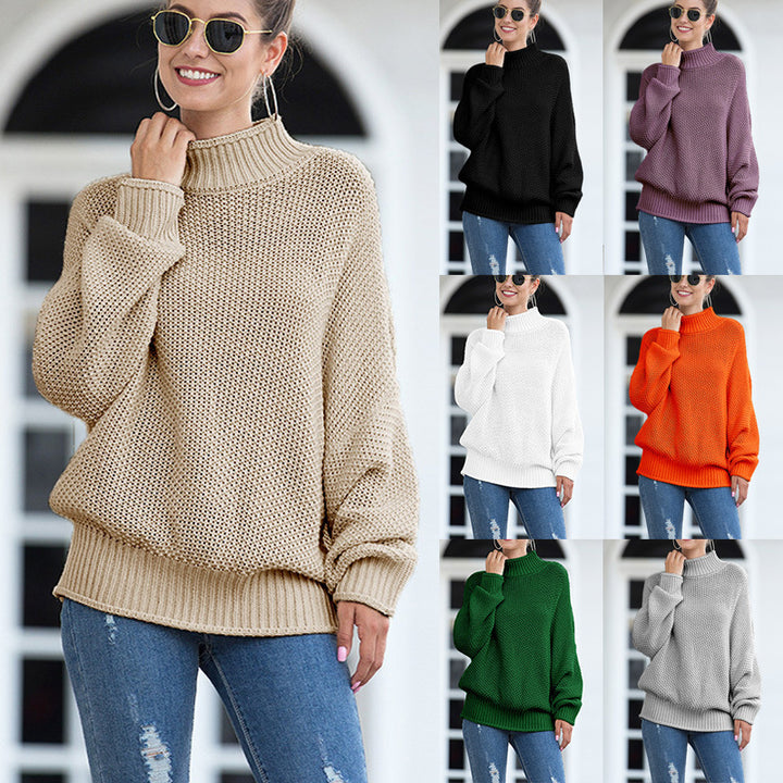 Chunky turtleneck pullover for women with a relaxed fit Lune London