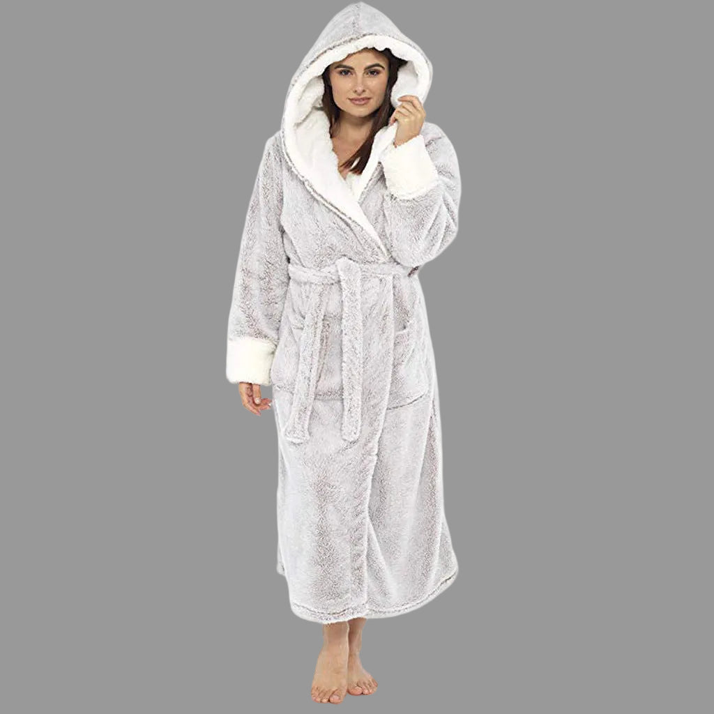 Amarae | Luxury Bathrobe - Women - Soft Hood and Practical Details