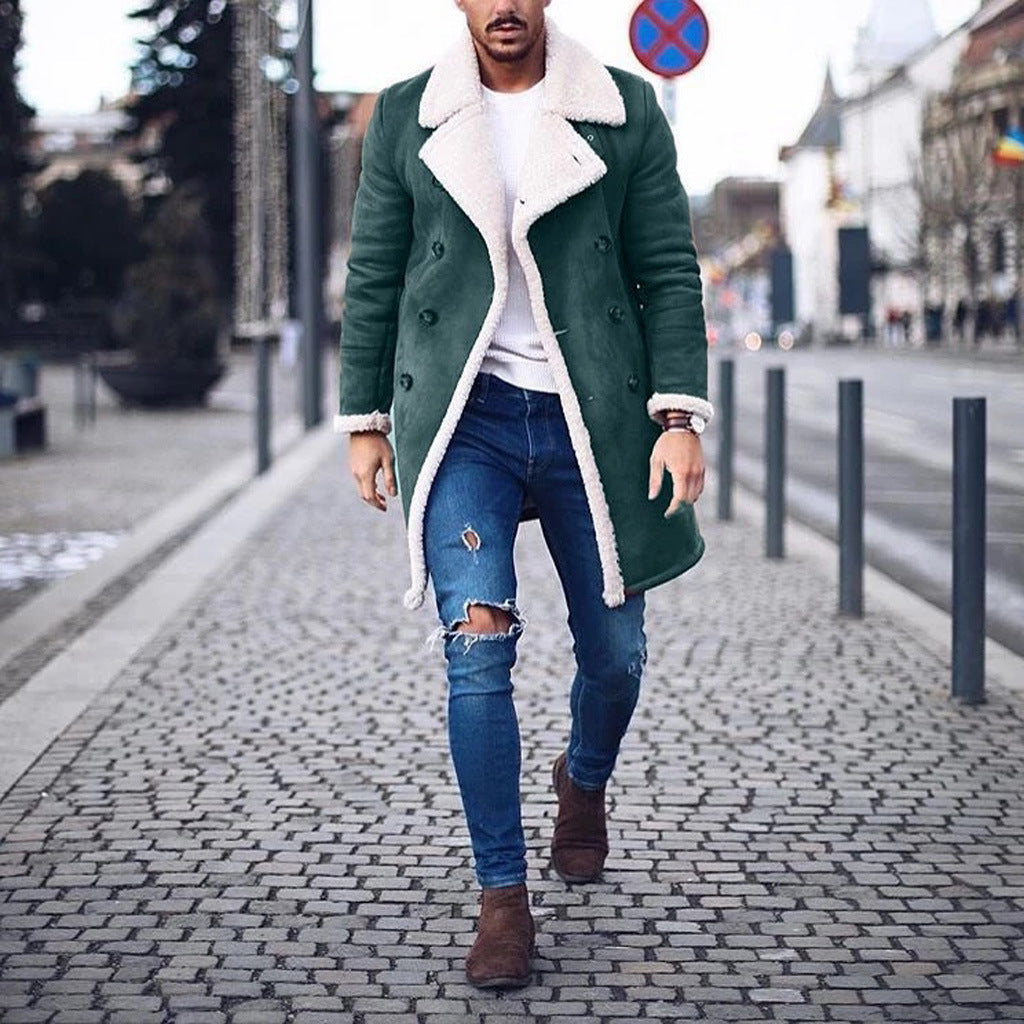 Men's sheepskin coat with luxurious plush lining Amarae