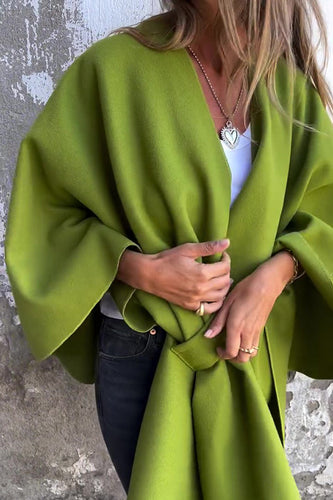 Amarae | Locker Cape Coat with V-Neck