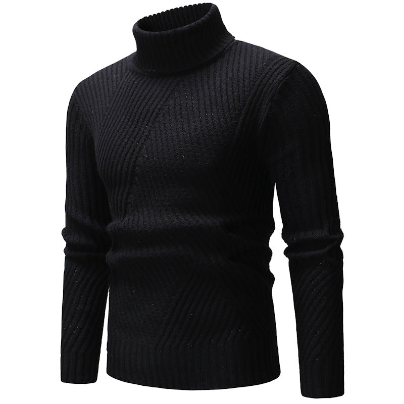 Turtleneck sweater for women with textured design from Lune London