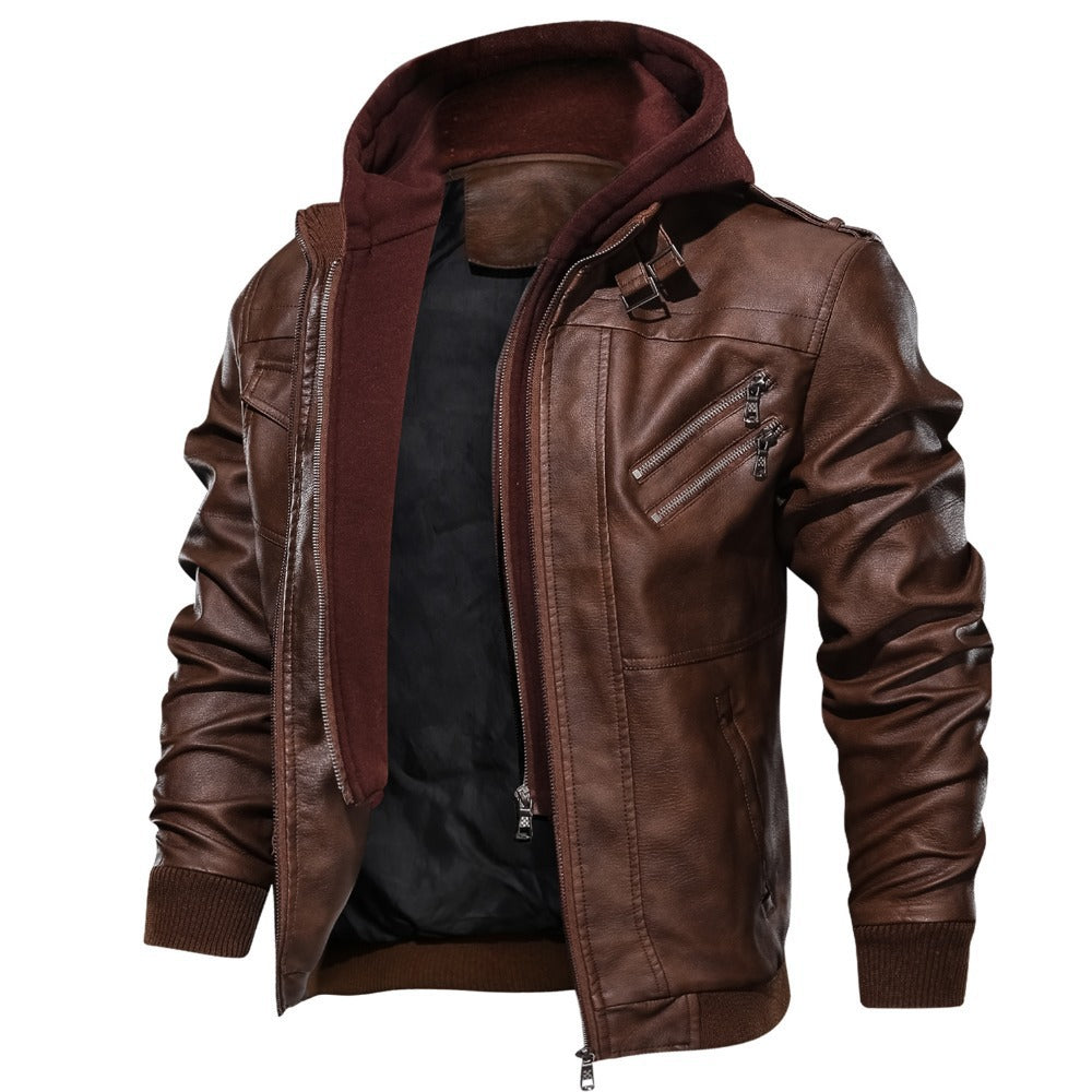 Lune London | Men's Casual Jacket with Removable Hood and Functional Pockets
