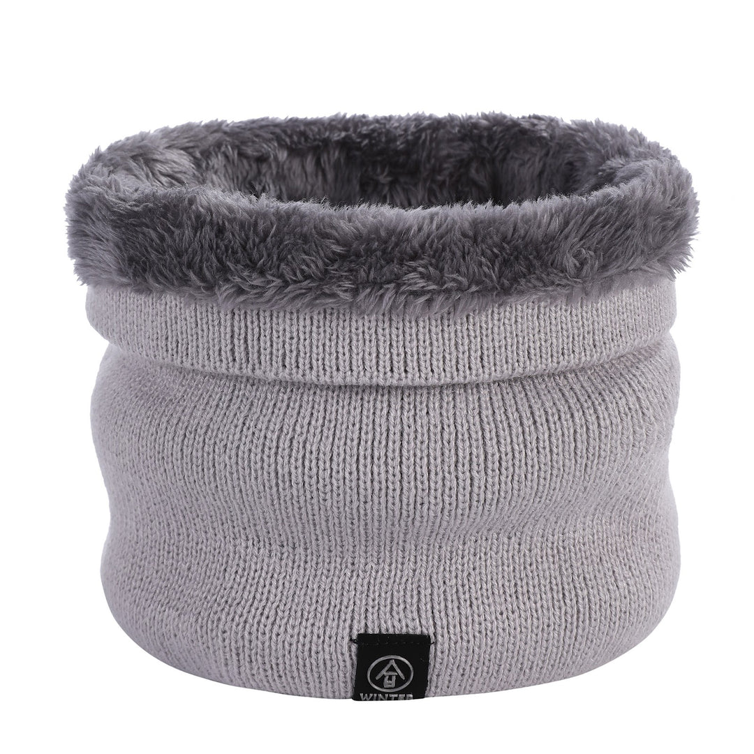 Knit Loop Scarf, solid color, for women and men
