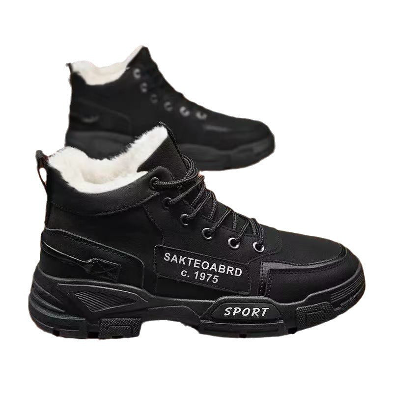 Men's work boots, insulated, non-slip, water-repellent
