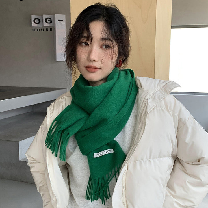 Wool scarf and shoulder wrap, 70x200 cm