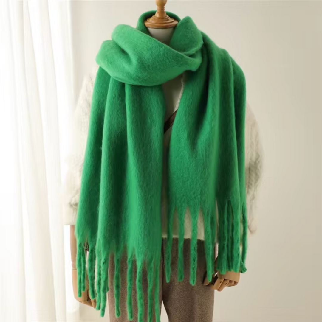Women’s Pashmina Winter Scarf with Fringes – Warm & Elegant | Lune London