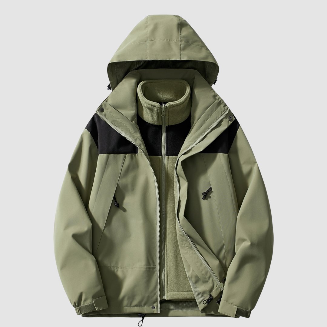 3-in-1 Fleece Winter Jacket Comfort | R&B