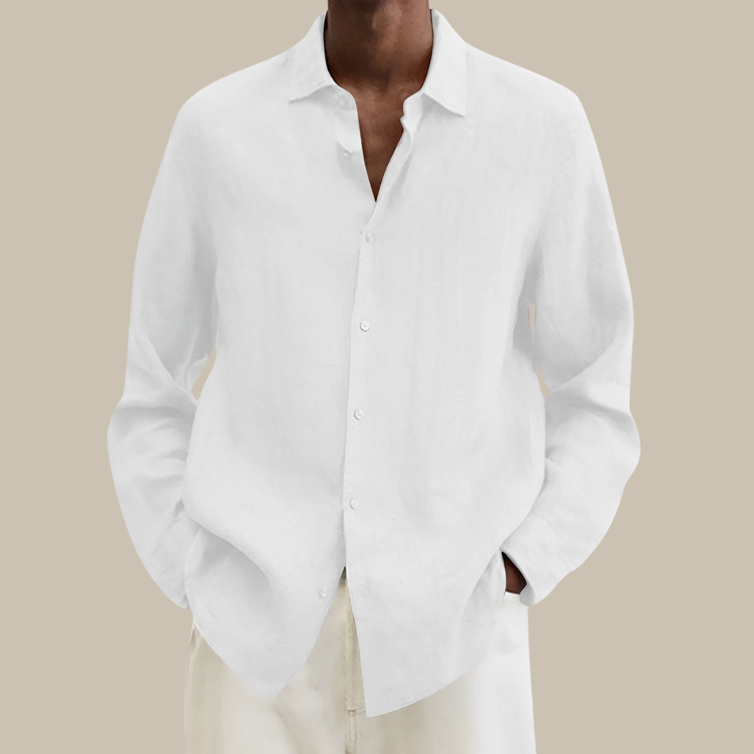 Lune London | Stylish Linen Men's Shirt with Long Sleeves