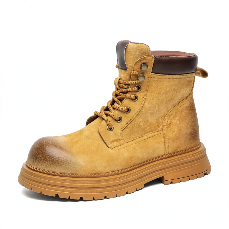 Men's boots in British style, leather