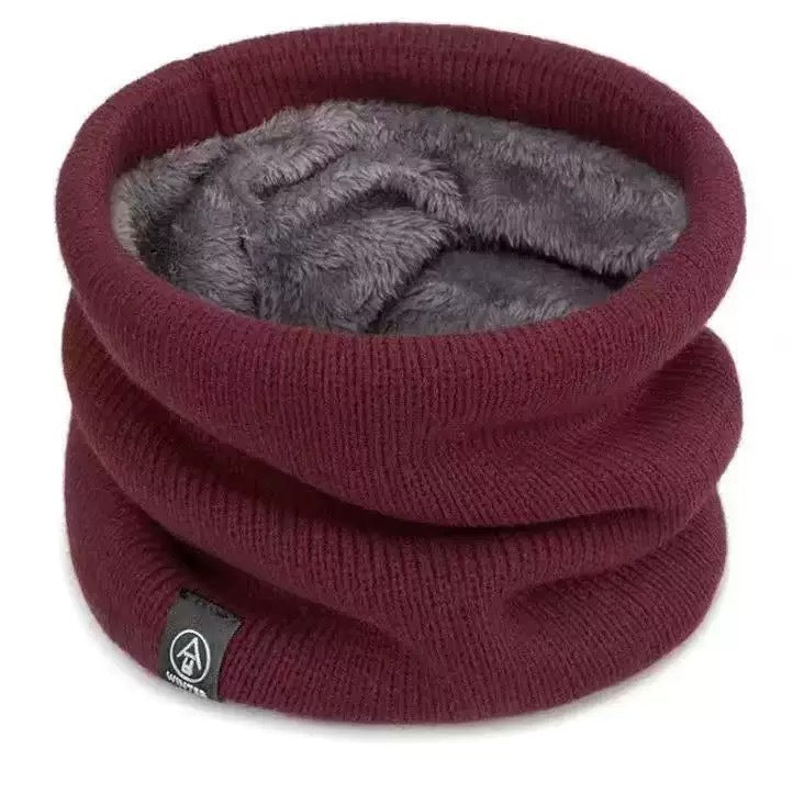 Knit neck warmer, windproof