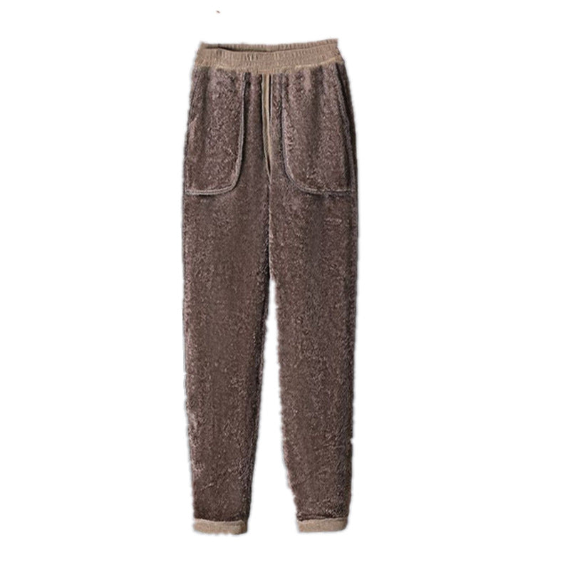 Padded Corduroy Harem Pants for Women, warm and comfortable