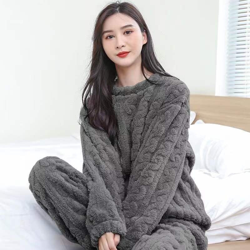 Flannel loungewear for couples, warm and cozy