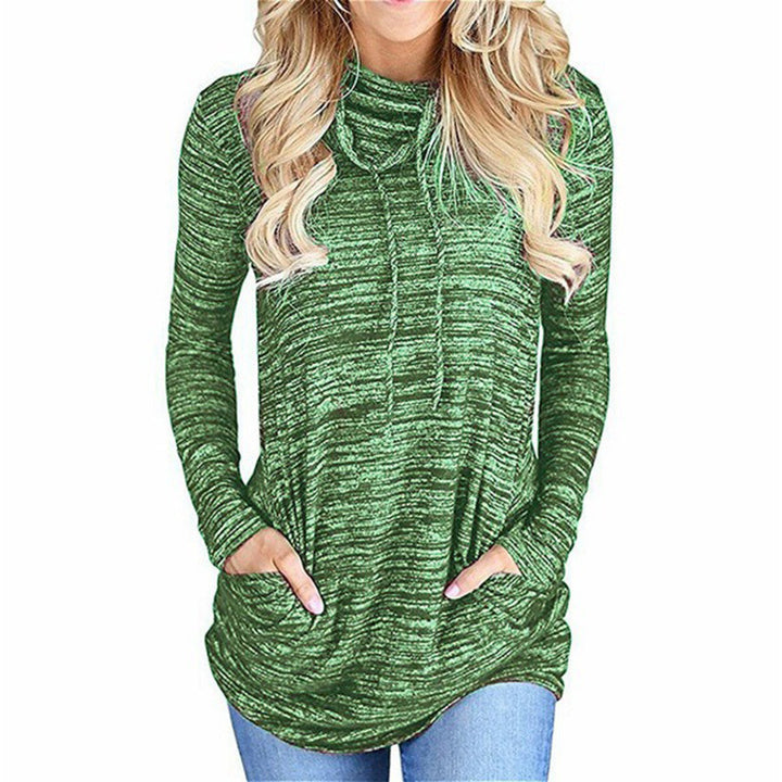 Ladies long sleeve hoodie with practical kangaroo pocket design Amarae