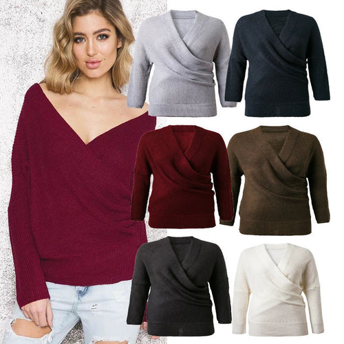 Amarae Women's Rolled Pullover with Deep V-Neck and Relaxed Fit