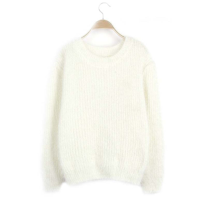 Ladies Soft Sweater with Structured Design and Round Neck Lune London