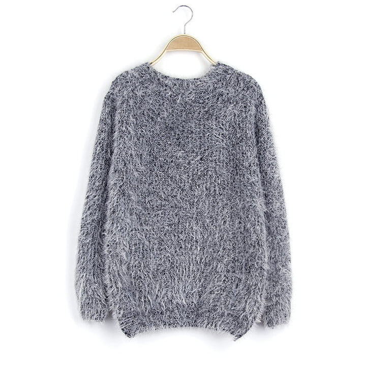 Ladies Soft Sweater with Structured Design and Round Neck Lune London