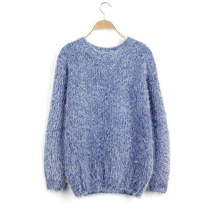 Ladies Soft Sweater with Structured Design and Round Neck Lune London