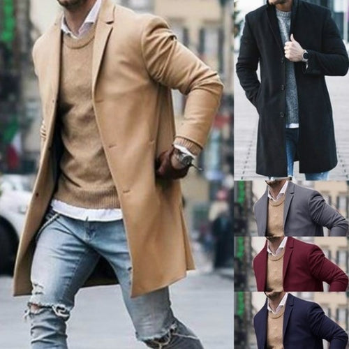 Elegant transition blazer for men with modern cut and practical pockets Amarae