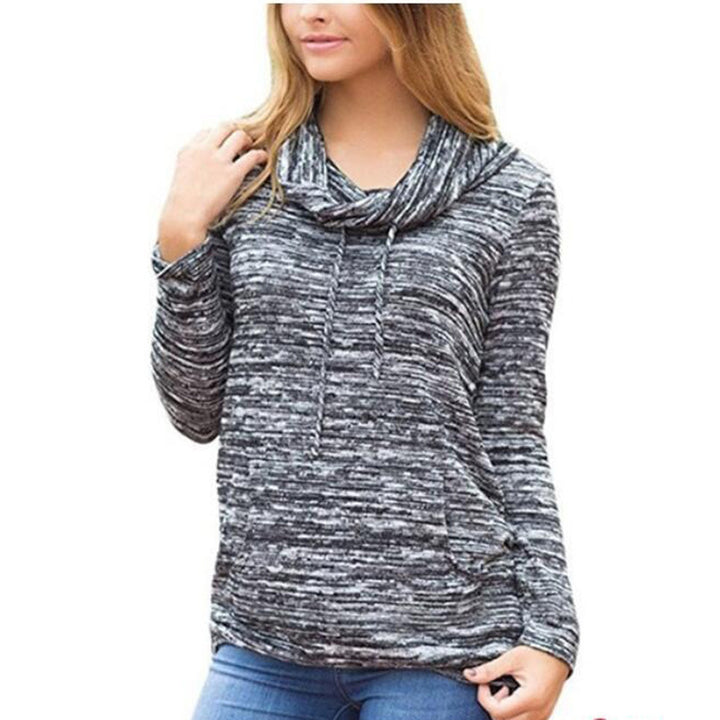 Ladies long sleeve hoodie with practical kangaroo pocket design Amarae