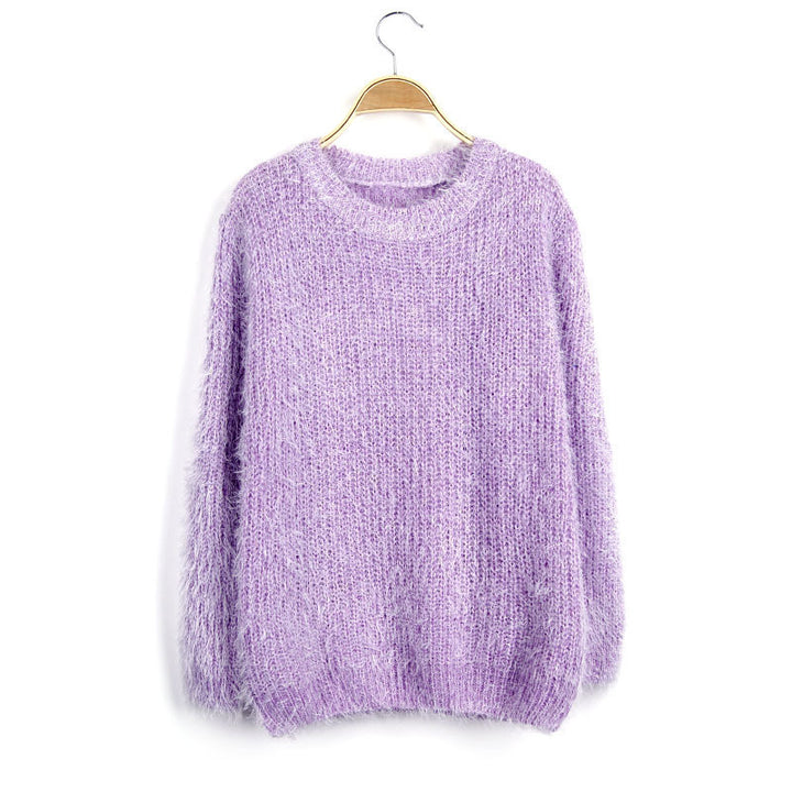 Ladies Soft Sweater with Structured Design and Round Neck Lune London