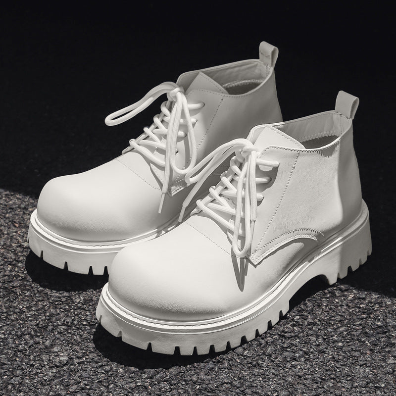 Men's work boots with thick sole