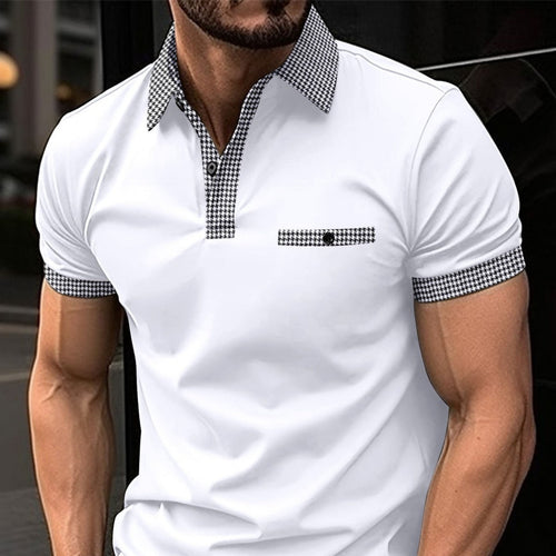 Amarae | Color-Coordinated Polo Shirt with Buttons