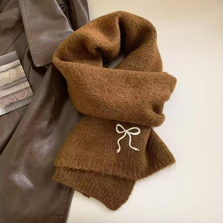Soft knitted scarf, warming and versatile