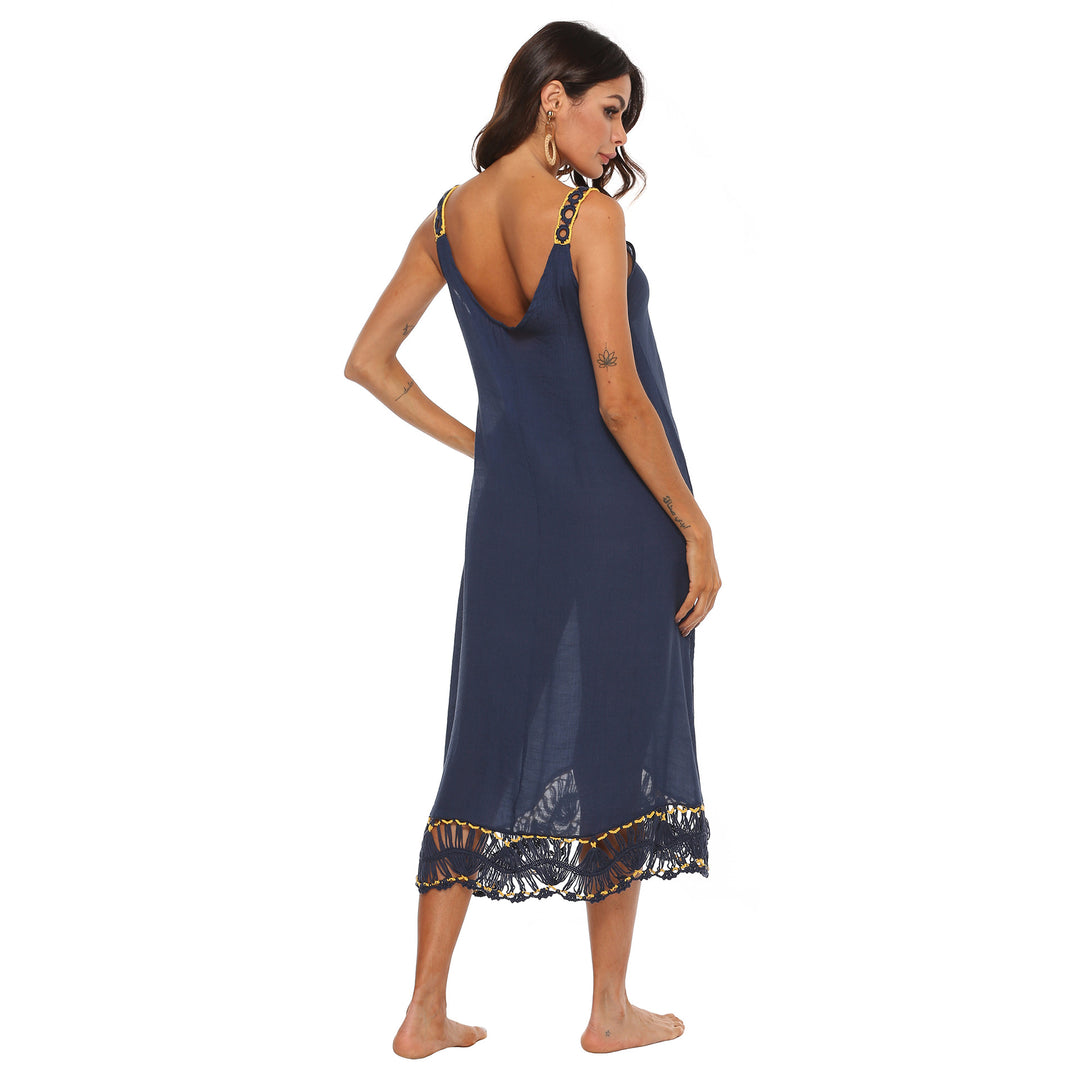 Lune London bohemian mid-length beach dress for women