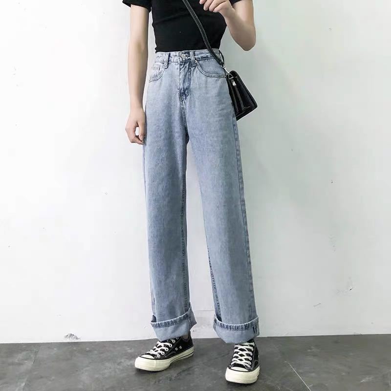 Jeans femme à taille haute et coupe classique Chic & Stil