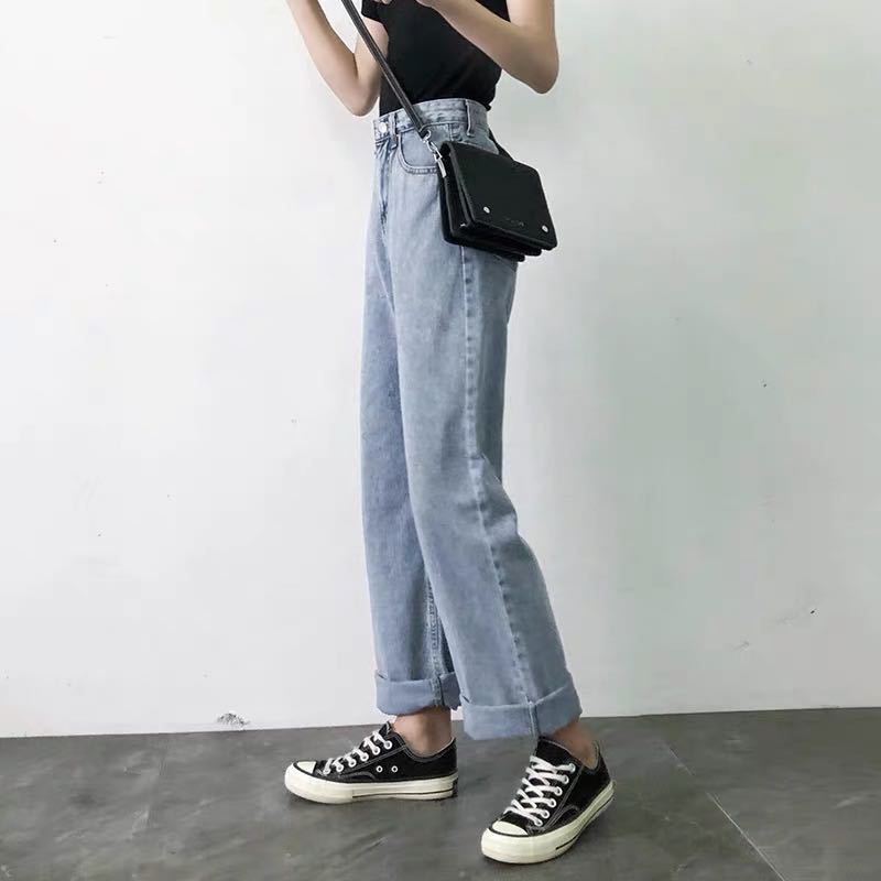 Jeans femme à taille haute et coupe classique Chic & Stil