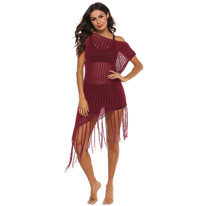 Fringe Crochet Dress for Women Lune London