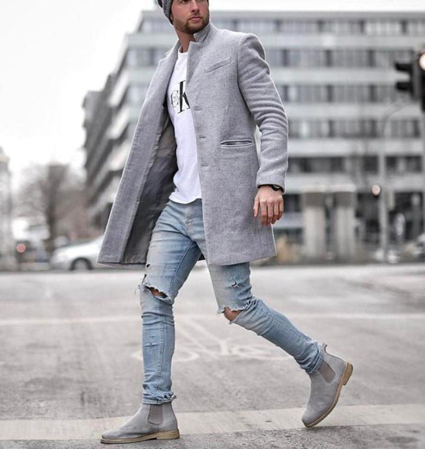 Lune London | Men's elegant wool blazer with a slim fit and stylish details