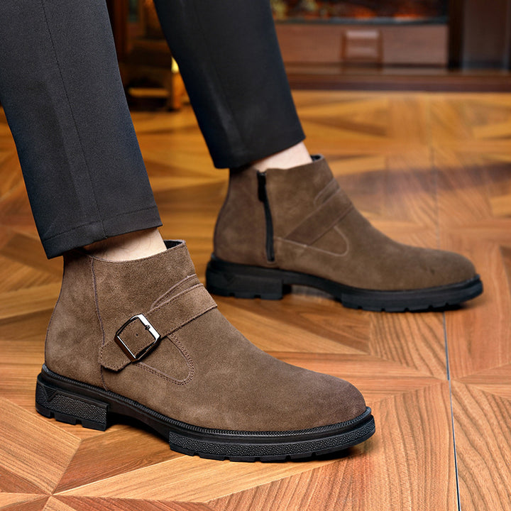 Men's Chelsea Boots, Genuine Leather, Lined