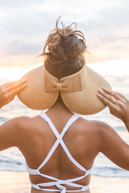 Lune London | Foldable Wide Brim Bow Visor