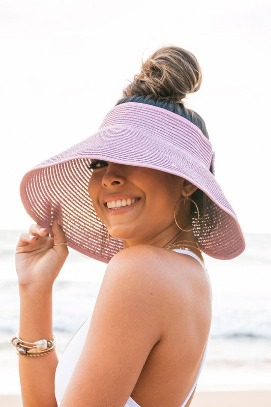 Lune London | Foldable Wide Brim Bow Visor