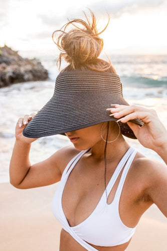 Amarae | Foldable Wide Brim Bow Visor