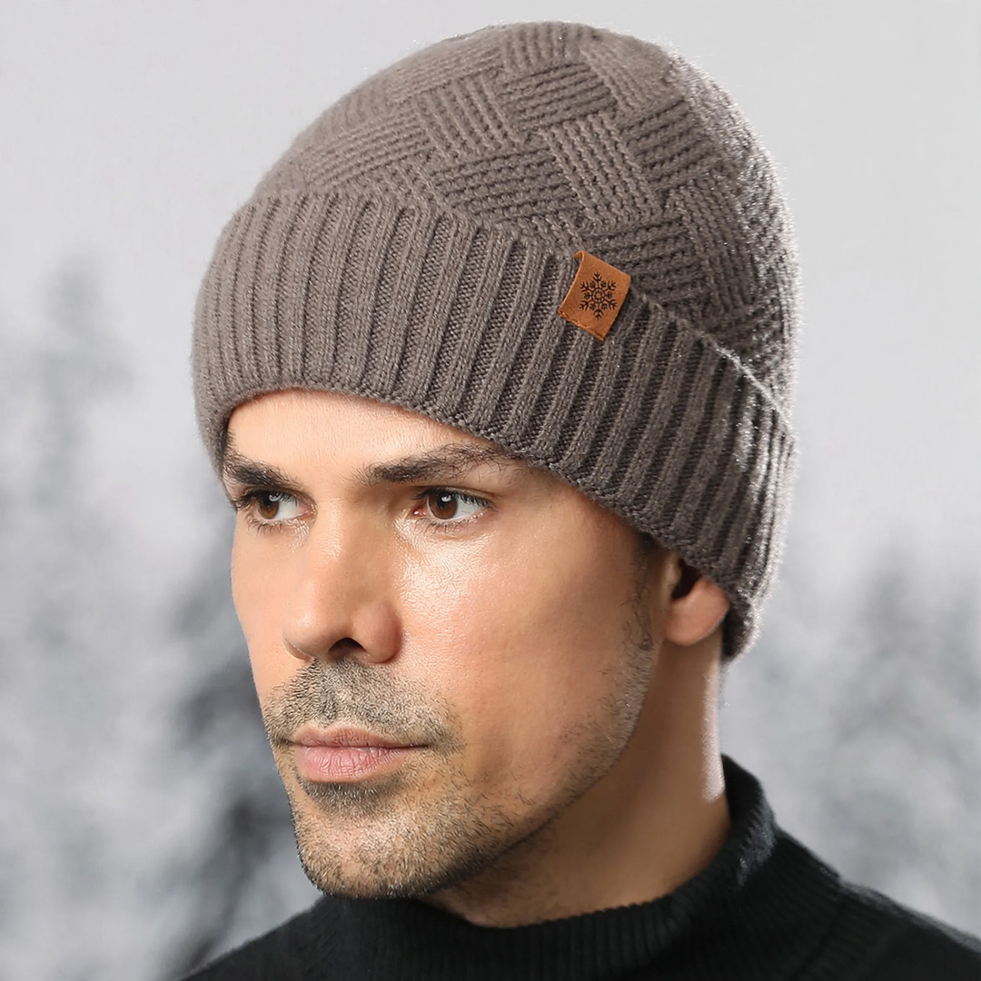 Winter Set: Knitted hat, scarf, and gloves