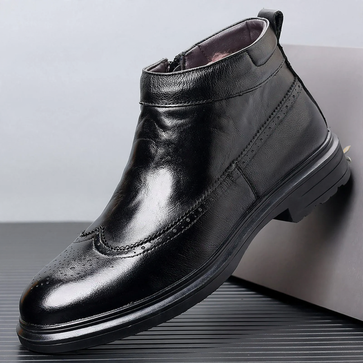 Men's Chelsea Boots, Cowhide, Business Style