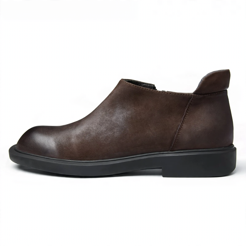 Men's Chelsea boots made of cowhide leather, soft sole