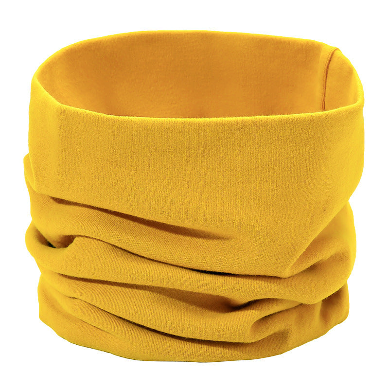 Cotton tube scarf, warming, for sports and everyday use