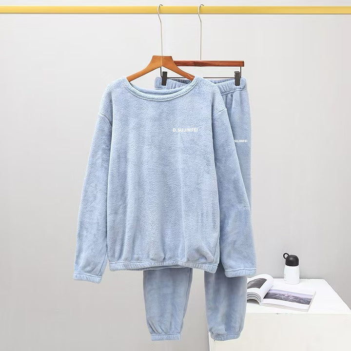 Warmer coral fleece house suit, unisex, for cold days