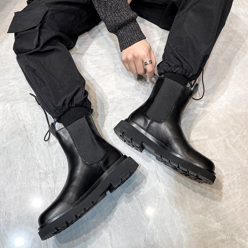 Men's Ankle Boots 6032, lined, Chelsea style