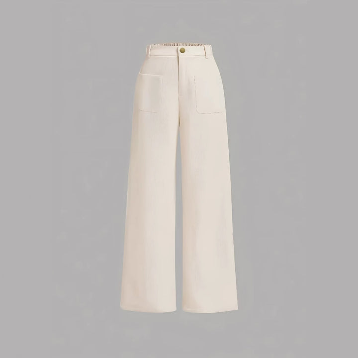 Kord pants with straight cut
