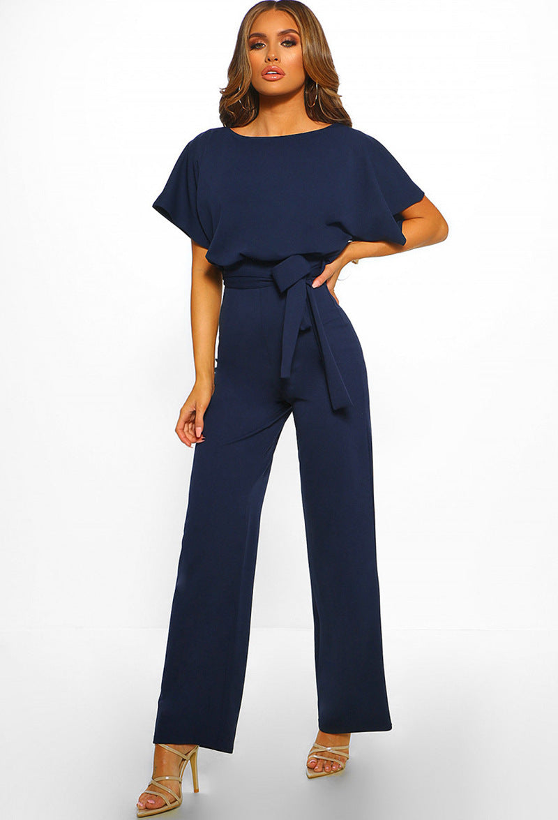 Elegant set for women consisting of a flowing blouse and flared pants Lune London